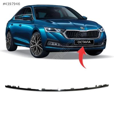 5E3853551 OCTAVİA 2021 ÖN TAMPON ORTA IZGARA KROMU