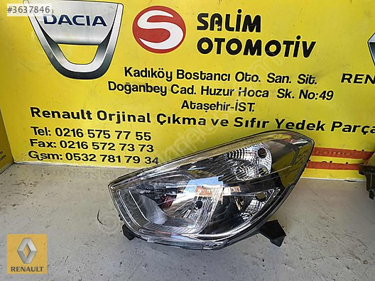 DACİA LODGY ÇIKMA ORJİNAL SOL FAR VE DİĞER PARÇALARI