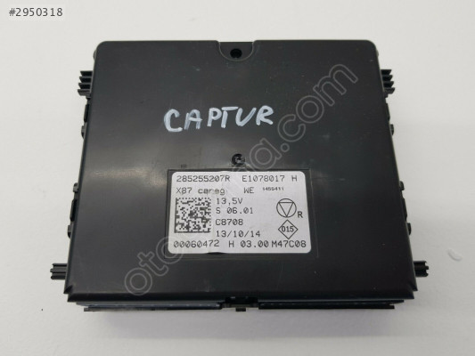 Renault Clio 4 Captur Enjektör Beyni 285255207R E1078017