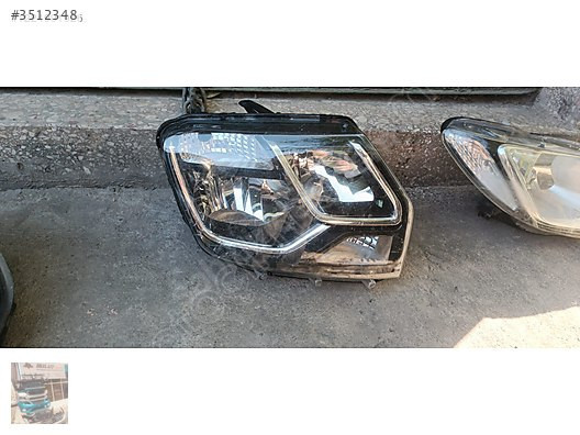 Dacia Duster sağ düz far çıkma orjinal