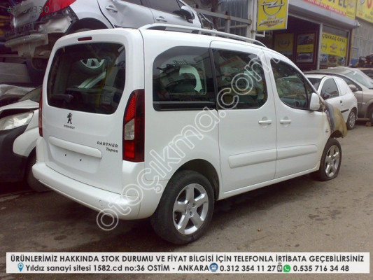 peugeot partner tepee çıkma yedek parça ankara