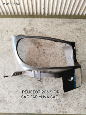 PEUGEOT 206 SIFIR SAĞ ÖN FAR YUVA SACI