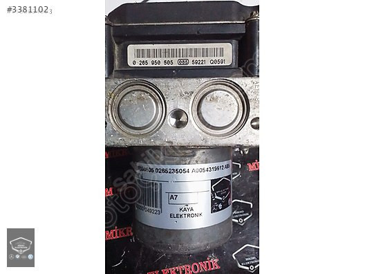 MERCEDES W169 W245 ABS BEYNİ 0265950505 0265235054 A0054319512