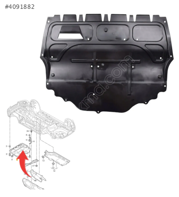 6R0825235E VW POLO 02-14 MOTOR ALT MUHAFAZA DİZEL MODELLER.