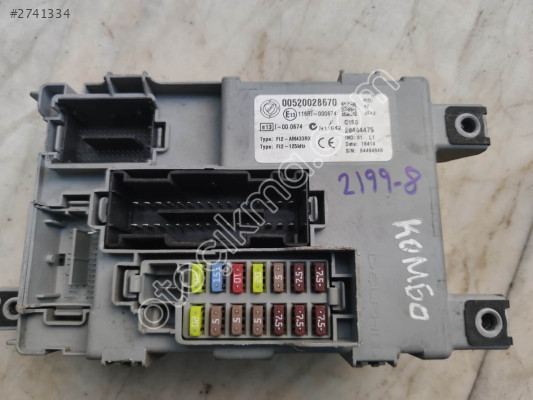 Fiat Doblo Body Beyni Sigorta Kutusu 00520028670