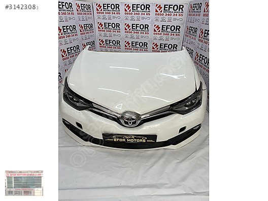 TOYOTA AURİS KOMPLE ÖN ÇIKMA ORJİNAL YEDEK PARÇA 15-18