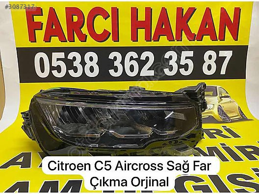 Citroen c5 aircross sağ far orijinal çıkma