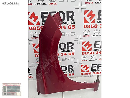 HONDA CİTY SOL ÖN ÇAMURLUK ÇIKMA ORJİNAL YEDEK PARÇA 20-24 MODEL