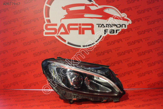 MERCEDES W205 C SERİSİ LEDLİ MERCEKLİ SIFIR SAĞ ÖN FAR LAMBASI