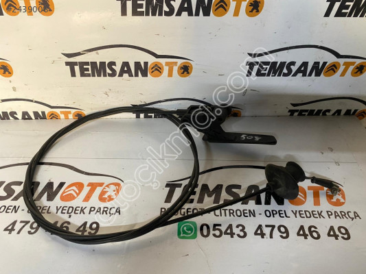 PEUGEOT PEJO 508 KAPUT TELİ VE MANDALI ÇIKMA ORJİNAL TEMSAN