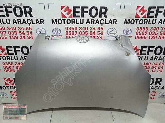 TOYOTA YARİS MOTOR KAPUTU ÇIKMA ORİJİNAL PARÇA 2001-2006
