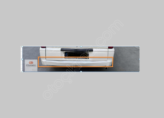 Mitsubishi L300. Arka Tampon BEYAZ BOYALI - SIFIR ÜRÜN