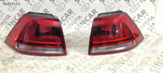 VOLKSWAGEN GOLF 7 2013 - ARKA SAĞ SOL STOP ÇIKMA ORJİNAL