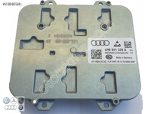 4H0941329A Audi A6 2013-2018 MATRİX KISA FAR BEYNİ SIFIR