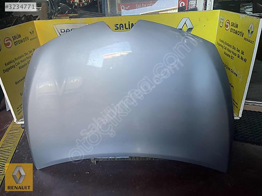 RENAULT CLIO 4 GÜMÜŞ GRI ÇIKMA ORJİNAL MOTOR KAPUTU VE DİĞER PAR