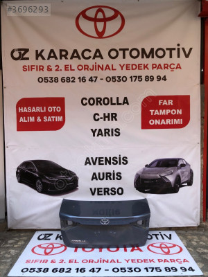 2020-2024 TOYOTA COROLLA ÇIKMA ORJINAL BAGAJ KAPAĞI