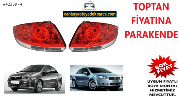 FİAT LİNEA ARKA STOP LAMBASI SOL/SAĞ SIFIR ADET FIYAT 51869226