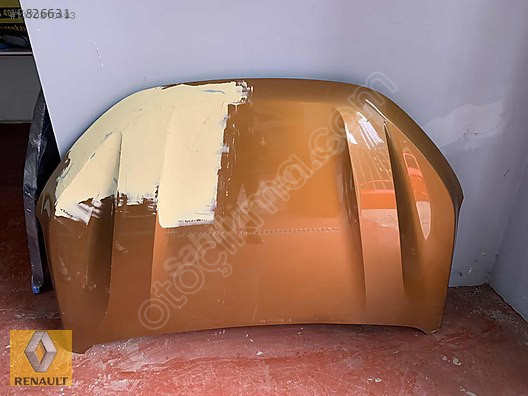 Turuncu Renkli Dacia Sandero Stepway Motor Kaputu - Renkay Oto