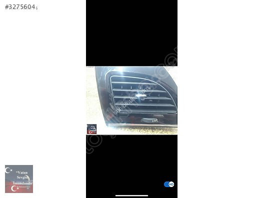 RENAULT FLUENCE KLİMA IZGARASI SOL TARAF