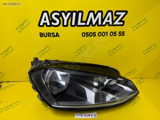GOLF 7 SAĞ FAR - ORJİNAL - HATA YOK TAMİRSİZ 