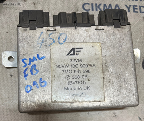 ÇIKMA VW SHARAN 7M0 941 598 7M0941598 FAR AYAR BEYNİ