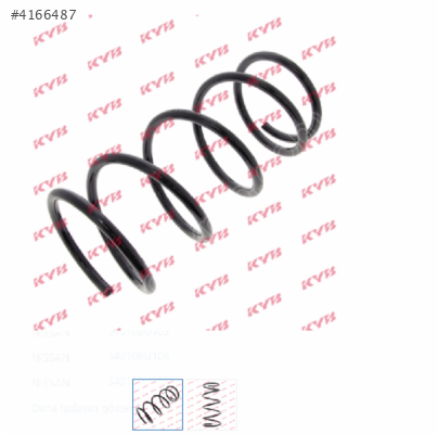 HELEZON YAYI ÖN SAĞ-SOL NISSAN ALMERA 01-07 54010-BU100 KYB TAKIM