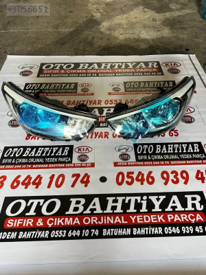 Accnet Blue Beyaz Kaşlı Sıfır Far Takımı