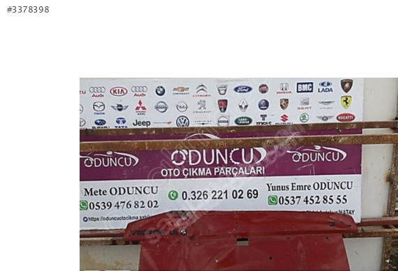 OPEL VECTRA A BAGAJ KAPAĞI BAĞAJ KAPAĞI ORJİNAL ÇIKMA