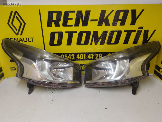 260109424R 260605173R RENAULT TRAFİC 3 SAĞ SOL FAR ORJ RENKAY