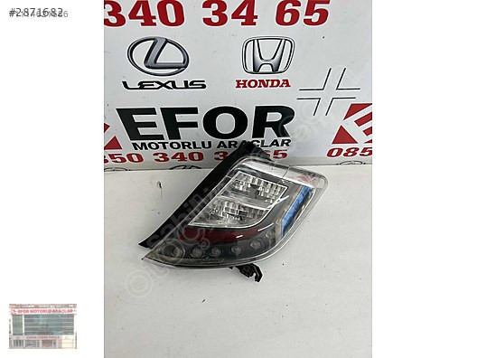 TOYOTA YARİS SAĞ ARKA STOP LEDLİ ÇIKMA ORJİNAL YEDEK PARÇA 12-15