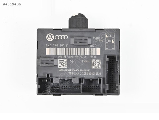 Audi A4 B8 Ön Sağ Kapı Beyni 8K0959793C 8K0959793A Garantili