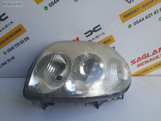 Clio 2 Orijinal Çıkma Sol Far 1998-2002 7701049636