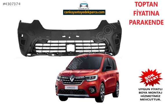 KANGOO 4 ÖN TAMPON SİYAH KOMPLE 2021- SIFIR  62010A777R