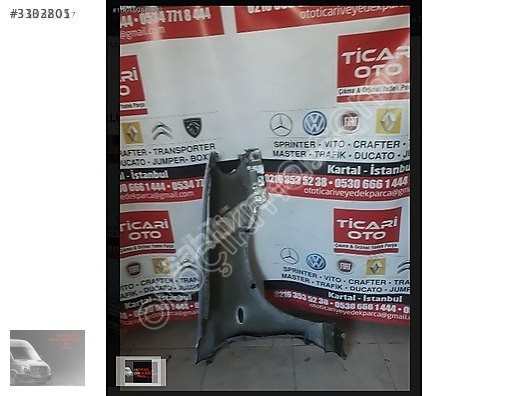 VOLKSWAGEN CADDY SAG  ÖN ÇAMURLUK ORJİNAL ÇIKMA
