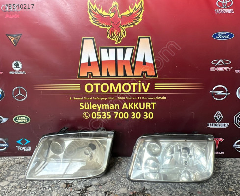 VW Golf 5 Jetta Çıkma Sağ-Sol Far Seti