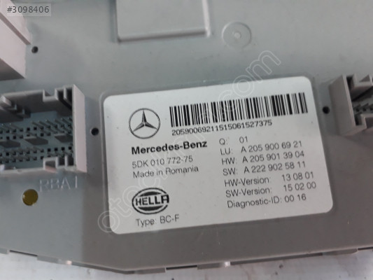 Mercedes C 205 BEYİN SAM A2059006921