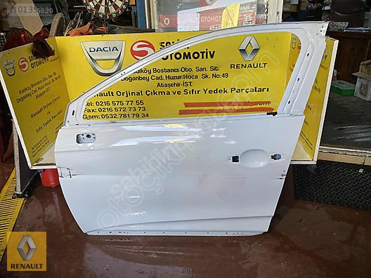 RENAULT CLIO 5 ÇIKMA ORJİNAL SOL ÖN KAPI VE DİĞER PARÇARLI