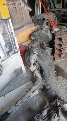 2001 Polo sol arka amortisör çıkma