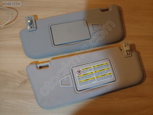 MERCEDES W211 GÜNEŞLİK TAKIM SOL GRI RENK SAĞ BEJ