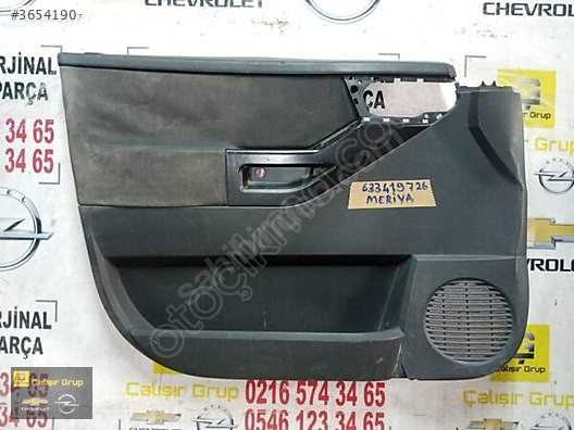 OPEL MERİVA SOL ARKA KAPI DÖŞEMESİ OEM 633419726 ÇIKMA SÖKME YED
