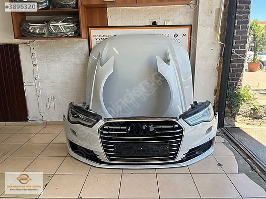AUDİ A6 ÖN TAMPON-ÇAMURLUK-FAR-KAPUT KOMPLE SET ORJİNAL HATASIZ