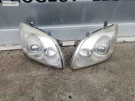 TOYOTA AVENSİS ÇIKMA ORJİNAL SAĞ SOL FAR 2003 - 2006