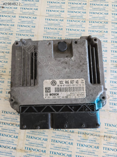 03C906027AD 0261S04707 SEAT İBIZA 1.4 TSİ MOTOR BEYNİ