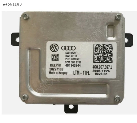 Audi A7 4G 2010-2014 LED FAR BEYNİ 4G0907697J