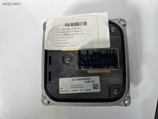 MERCEDES CLS C218 LED FAR BEYNİ ORJİNAL ÇIKMA PARÇA