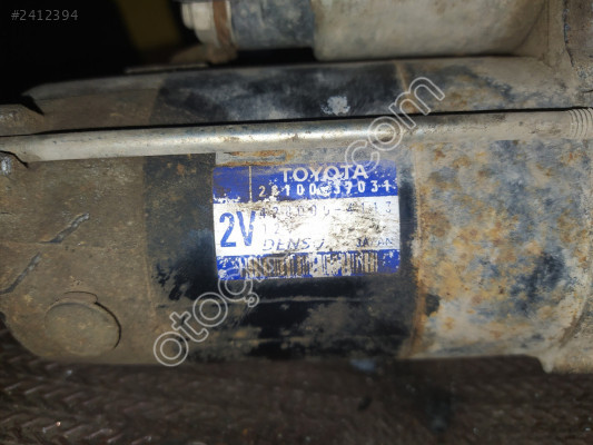 2810037031 Toyota Corolla/ Auris 1.6 Marş Dinamosu Çıkma