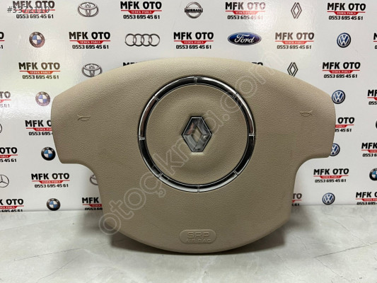 Renault Megane 2 için Sıfır Krem Airbag Kapağı