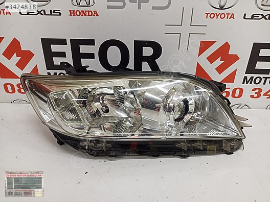TOYOTA RAV4 SAĞ FAR ÇIKMA ORİJİNAL PARÇA 2010-2011