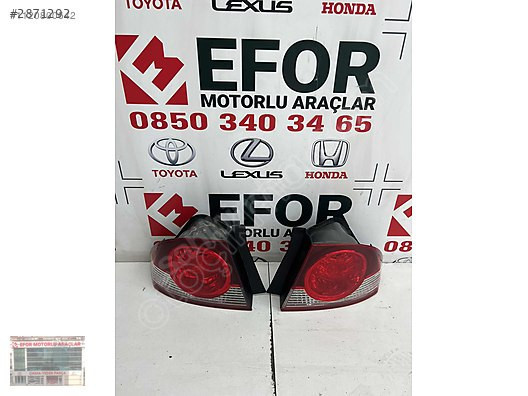HONDA CİVİC SAĞ SOL STOP ORJİNAL ÇIKMA YEDEK PARÇA 06-08