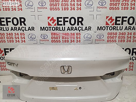 HONDA CİTY BAGAJ KAPKA ORJİNAL ÇIKMA YEDEK PARÇA 22-23